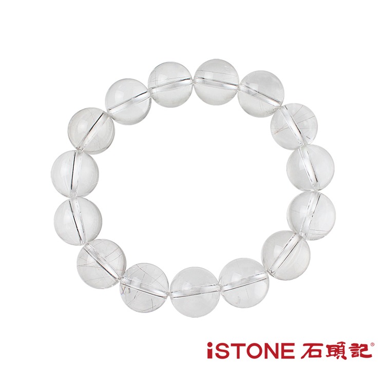 石頭記-白髮晶手鍊-冰清玉潔◉20D012